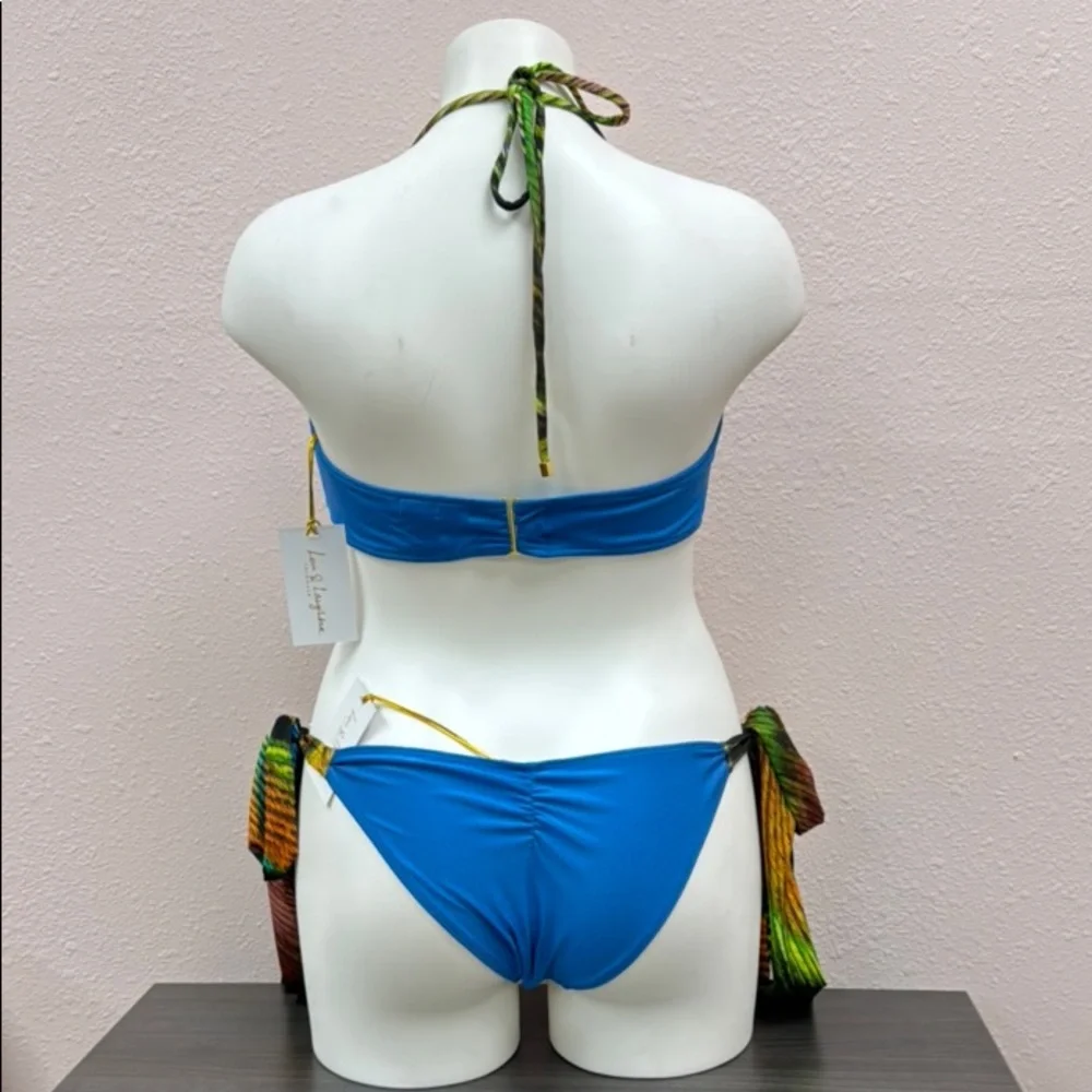 Colorful Patterned Halter Bikini Set - Picture 7 of 7